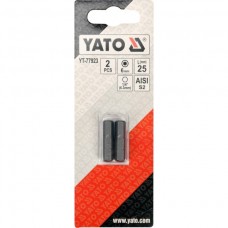 Biti de 25 mm 1/4" cu cap hexagonal H6 Yato..